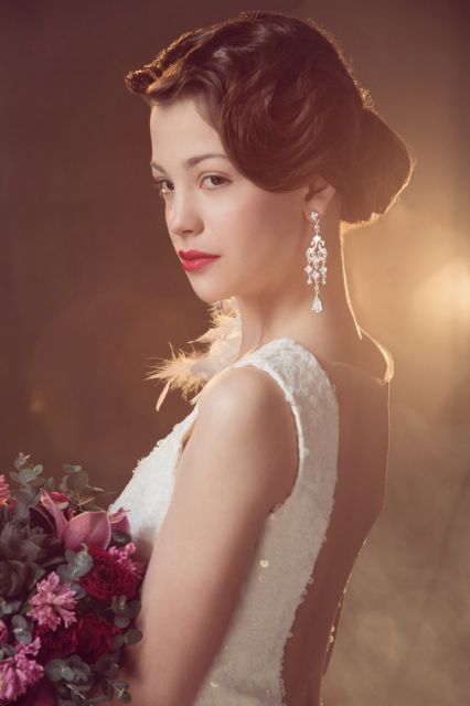 Свадебный образ прическа+макияж Hollywood. Premium стилист Наиля Рустамова.