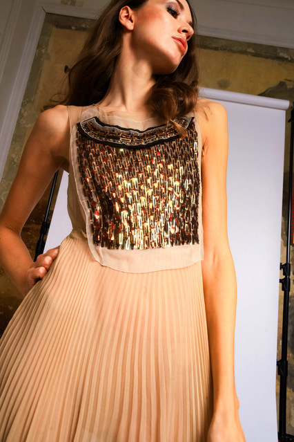 Коктейльное платье Prada первой линии из шелка напрокат